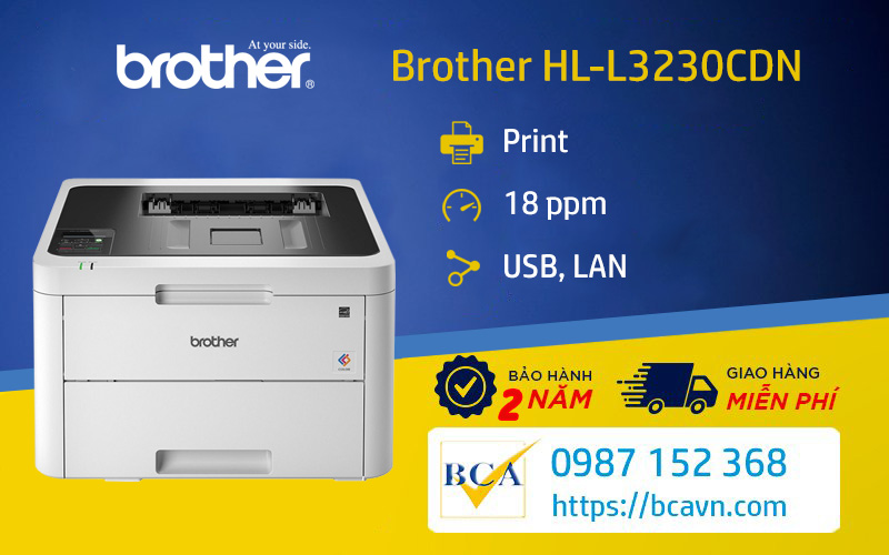 BCA Phân Phối Máy In Brother MFC-L3750CDW Tại Tỉnh Long An BCA