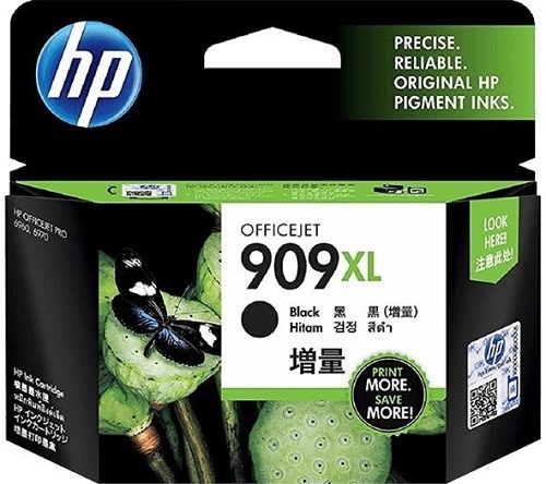 Mực in HP 909XL High Yield Black Original Ink Cartridge (T6M21AA)