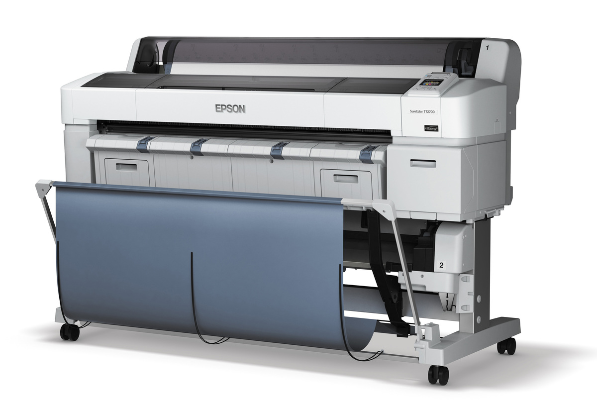 Máy in Epson SureColor SC-T7270DMFP, 44-inch Dual Roll Model with Built in Scanner (C11CD41411ED)
