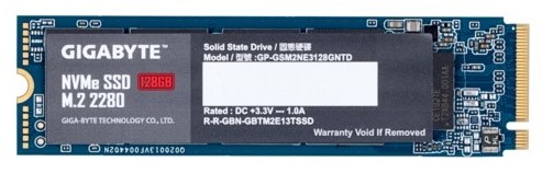 Ổ cứng SSD Gigabyte NVMe PCIe 3.0X4 128GB 1550/550 (GSM2NE3128GNTD)
