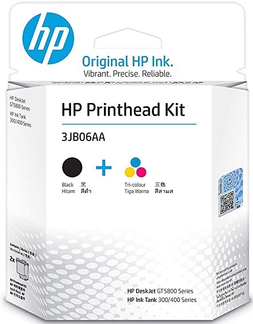 Đầu phun HP GT51/GT52 2-pack Black/Tri-color Printhead Replacement Kit (3JB06AA)