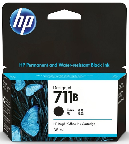 Mực in HP 711B 38-ml Black DesignJet Ink Cartridge (3WX00A)