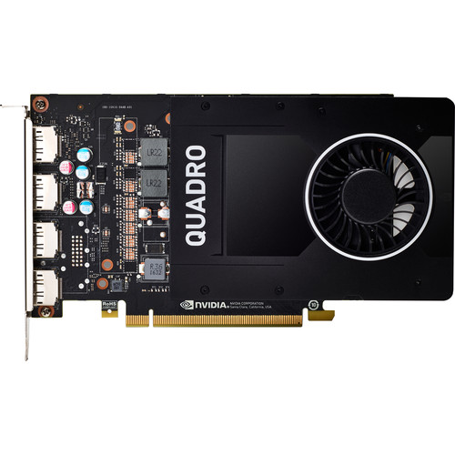 Card đồ họa NVIDIA Quadro P2200 5GB (4) DP GFX (6YT67AA)
