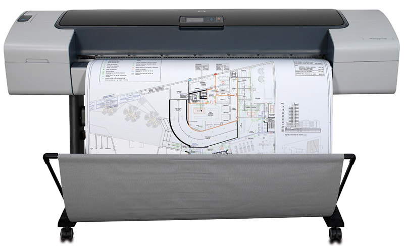 Máy in khổ lớn đã qua sử dụng HP Designjet T1100 44-in Printer (Q6687A)