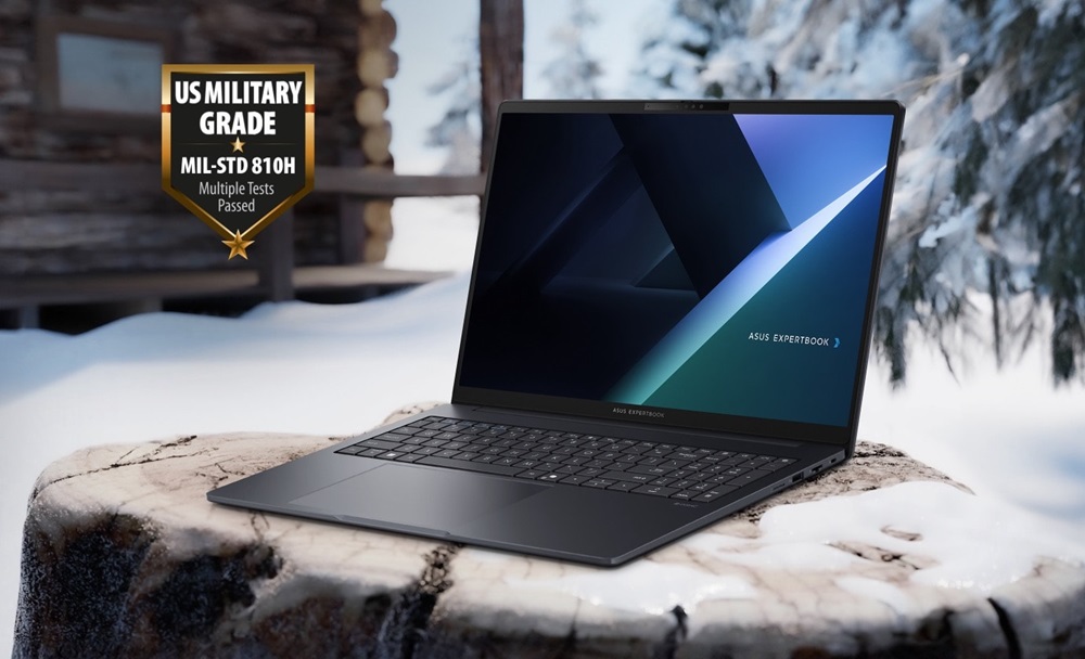 ASUS ExpertBook B3 đạt chuẩn quân đội MIL-STD 810H: Thả rơi, đổ nước có sao không?