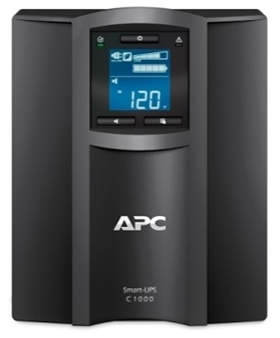 APC Smart-UPS C, Line Interactive, 1000VA Tower (SMC1000IC)