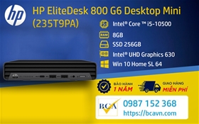 BCA phân phối máy bộ HP EliteDesk 800 G6 Desktop Mini tại tỉnh Nghệ An (235T9PA)