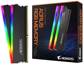 RAM PC Gigabyte Heatsink Black + RGB (DDR4) 2x8GB 3333MHz (ARS16G33)