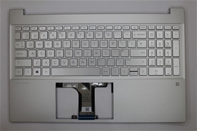 Bàn phím Laptop HP TOP COVER NATURAL SILVER WITH KEYBOARD NATURAL SILVER US (M08913-001)