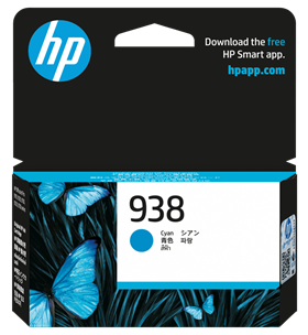 HP 938 Cyan Original Ink Cartridge (4S6X5PA)