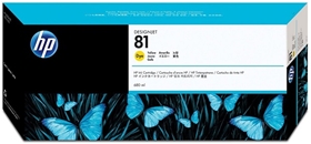 Mực in HP 81 680-ml Yellow DesignJet Dye Ink Cartridge (C4933A)