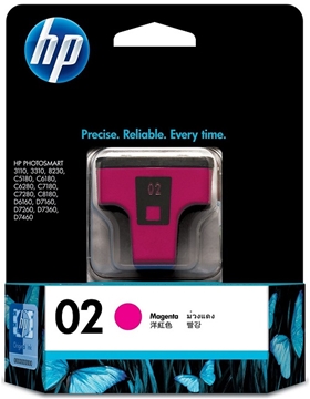 Mực in HP 02 Magenta Original Ink Cartridge (C8772WA)