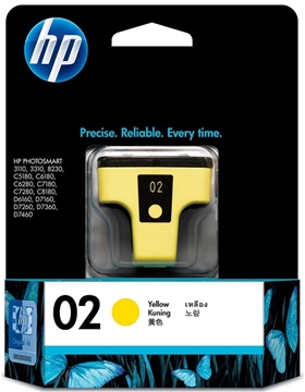 Mực in HP 02 Yellow Original Ink Cartridge (C8773WA)