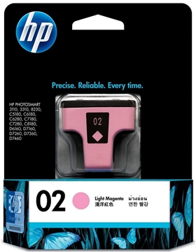 Mực in HP 02 Light Magenta Original Ink Cartridge (C8775WA)