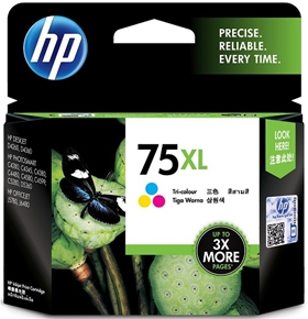 Mực in HP 75XL High Yield Tri-color Original Ink Cartridge (CB338WA)