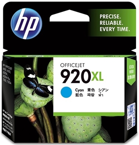 Mực in HP 920XL High Yield Cyan Original Ink Cartridge (CD972AA)