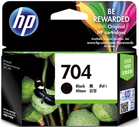 Mực in HP 704 Black Original Ink Advantage Cartridge (CN692AA)