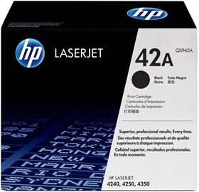 Mực in HP 42A Black Original LaserJet Toner Cartridge (Q5942A)