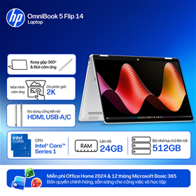 HP OmniBook 5 Flip 2-in-1 Laptop 14-fp0057TU (BZ7Q6PA)