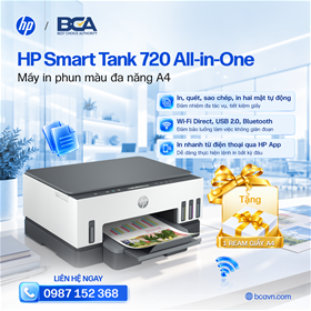 Máy in HP Smart Tank 720 All-in-One (6UU46A)