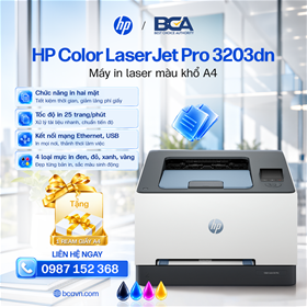 HP Color LaserJet Pro 3203dn Printer (8D7L2A)