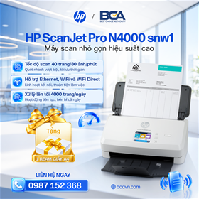 Máy scan HP ScanJet Pro N4000 snw1 (6FW08A)