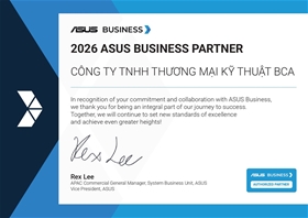BCA chính thức trở thành Đối tác Doanh nghiệp của ASUS năm 2026