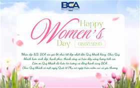 BCA Chúc mừng ngày Quốc tế Phụ nữ 8/3