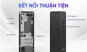 Máy tính để bàn HP 280 Pro G9 SFF (9H1S3PT) – i3-13100, RAM 8GB, SSD 256GB, Win 11