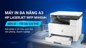 Máy In Đa Năng A3 HP LaserJet MFP M440dn – Bền Bỉ, Tối Ưu Chi Phí Văn Phòng, Tặng Ngay 1 Ream Giấy A4