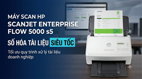 Máy Scan HP ScanJet Enterprise Flow 5000 s5 – Giải Pháp Số Hóa Tài Liệu Siêu Tốc Cho Doanh Nghiệp, Tặng Ngay 1 Ream Giấy A4