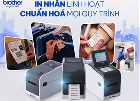 Brother ra mắt dòng máy in nhãn TD-2300 thế hệ mới