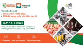 Triển lãm Quốc tế Thiết bị Công nghệ Chế biến, Bao bì Thực phẩm &  Đồ uống Việt Nam lần thứ 27