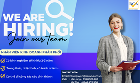 Công ty BCA Việt Nam tuyển nhân viên kinh doanh phân phối