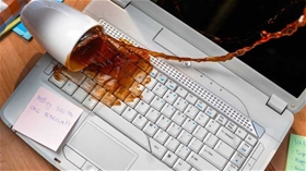 Xử lí nhanh chóng khi laptop bị vô nước