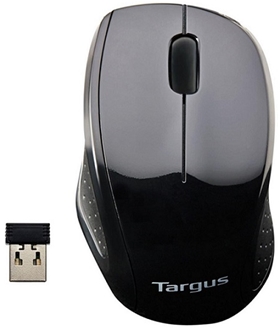Chuột máy tính không dây Targus W615 Wireless 6-Key BlueTrace Mouse (Black) (AMW615AP-50)